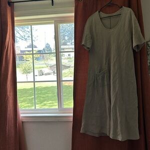 Flax Linen Dress size Large